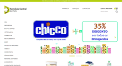 Desktop Screenshot of farmaciacentraldoporto.com