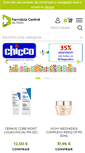 Mobile Screenshot of farmaciacentraldoporto.com